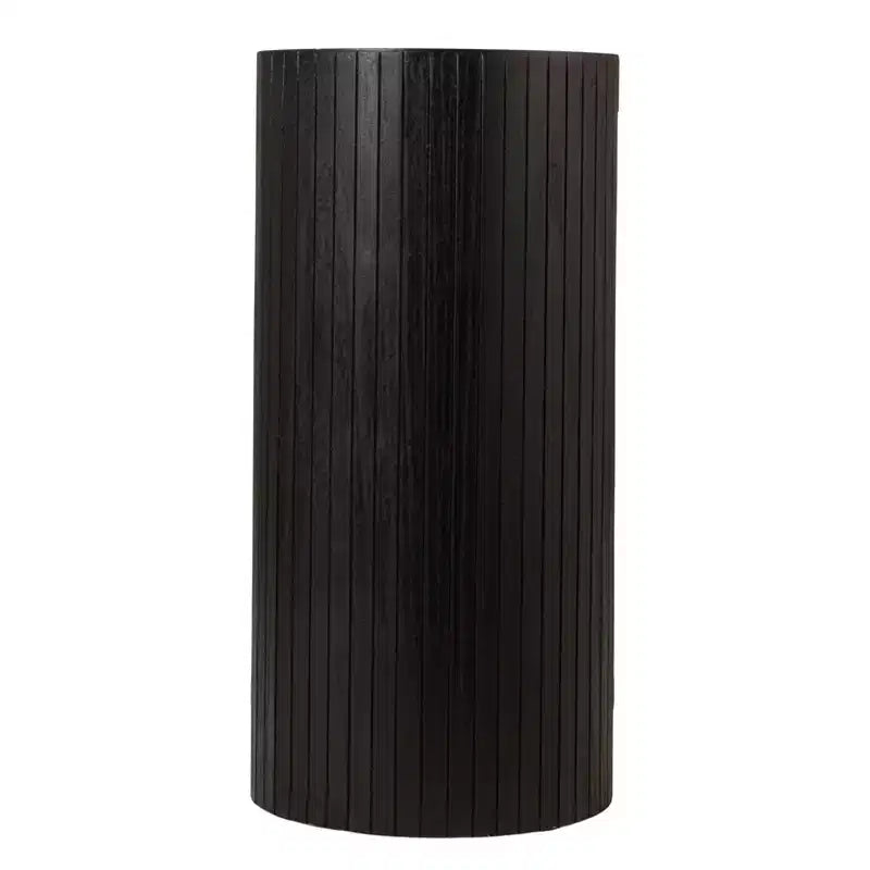 Console ovale noire, 1 personne