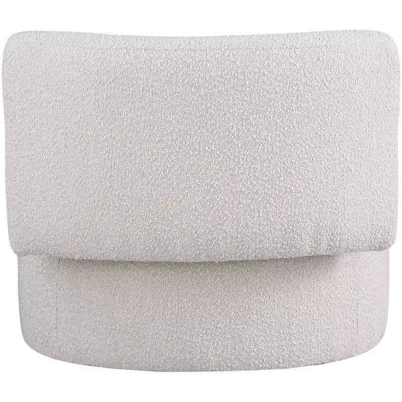 Fauteuil d'appoint en tissu bouclé, une place – Noir / Crème / Vert / Gris