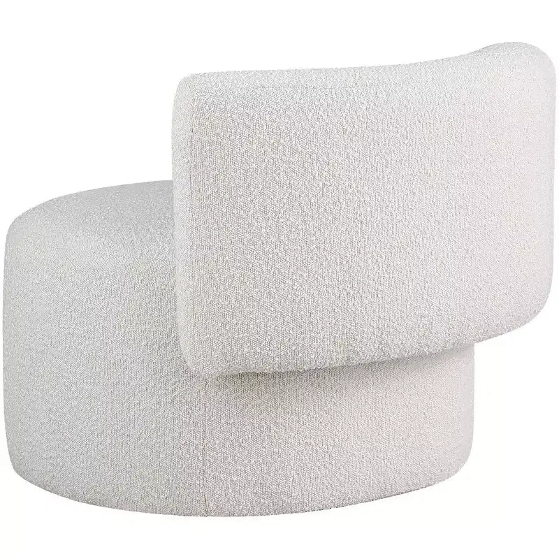 Fauteuil d'appoint en tissu bouclé, une place – Noir / Crème / Vert / Gris