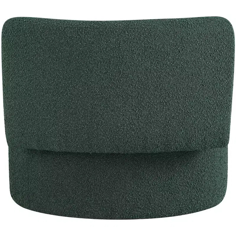 Fauteuil d'appoint en tissu bouclé, une place – Noir / Crème / Vert / Gris