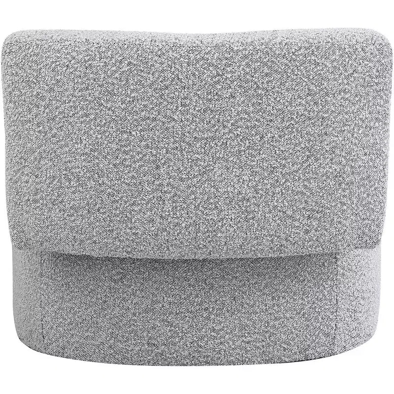 Fauteuil d'appoint en tissu bouclé, une place – Noir / Crème / Vert / Gris