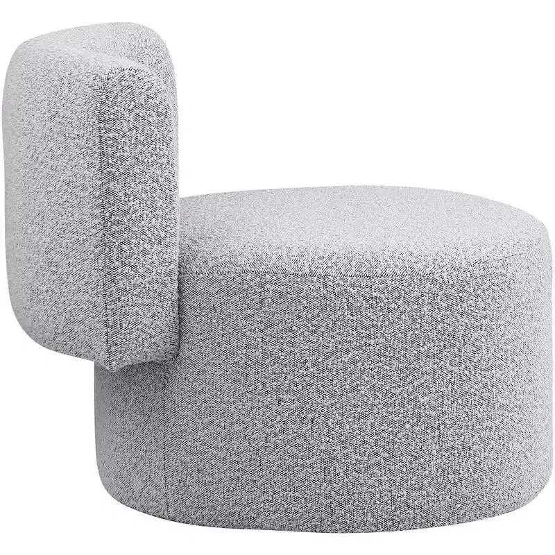 Fauteuil d'appoint en tissu bouclé, une place – Noir / Crème / Vert / Gris