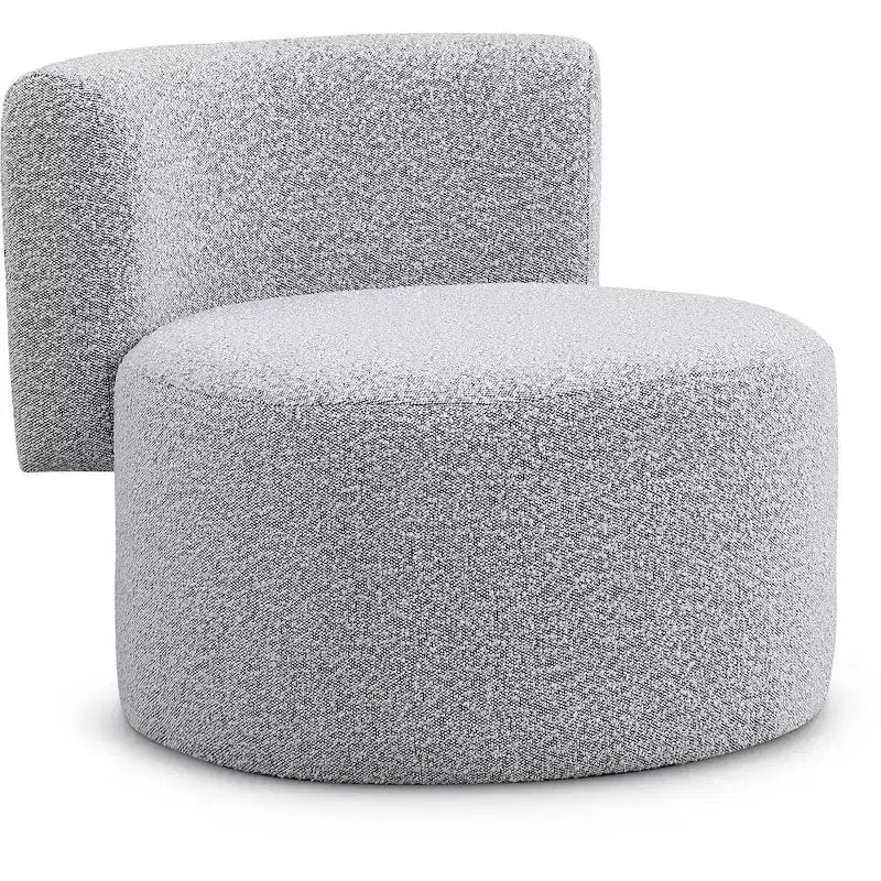 Fauteuil d'appoint en tissu bouclé, une place – Noir / Crème / Vert / Gris