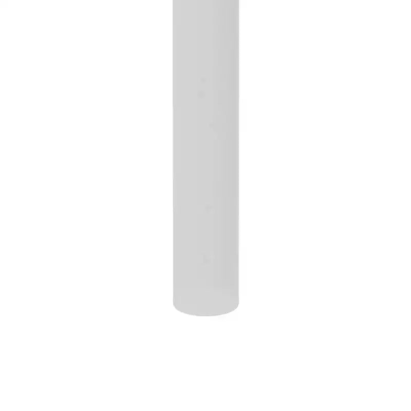 Table basse rectangulaire noire/dorée/blanche, plateau en verre trempé, pieds en métal, 1 pièce