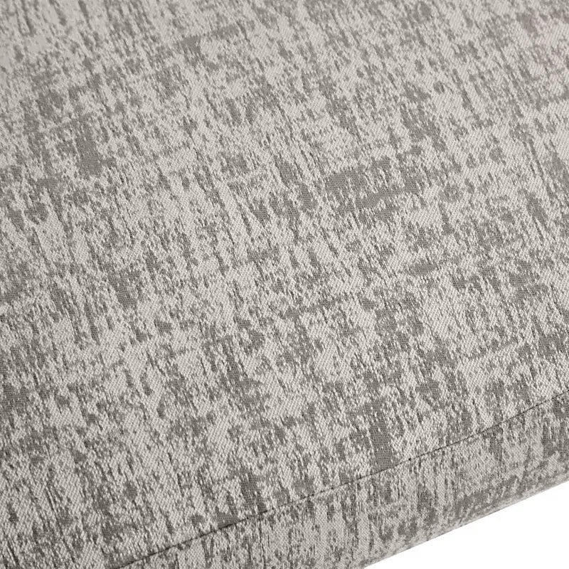 Chaise de salle à manger sans accoudoirs, dossier bas, crème/gris, lot de 2