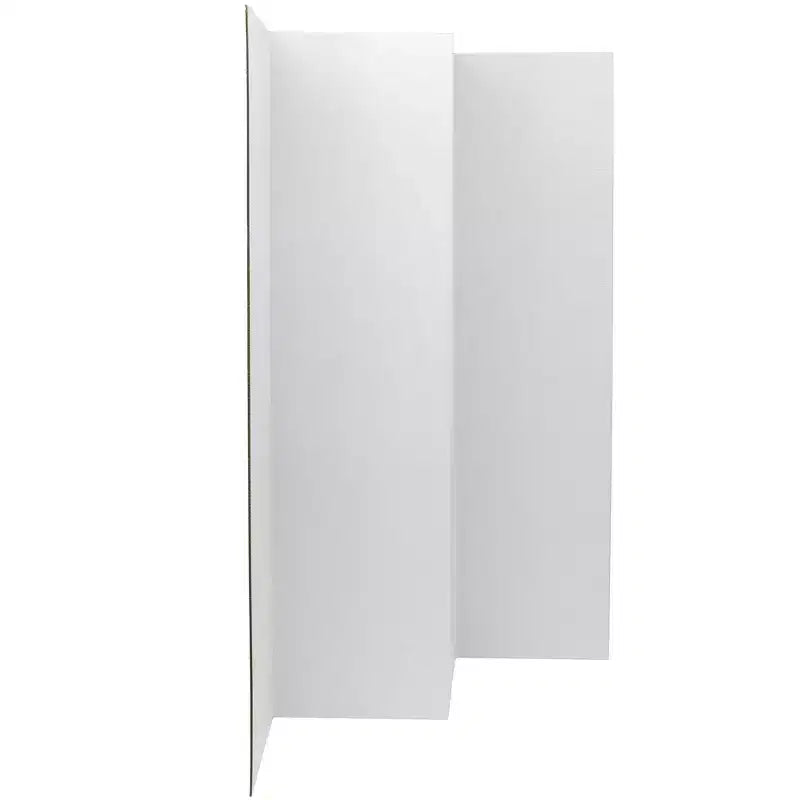 Séparateur de pièce pliant 4 panneaux marron/blanc – 1 personne