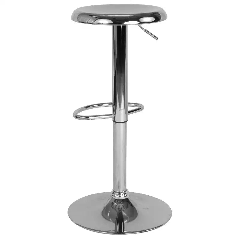 Tabouret de bar pivotant à hauteur réglable, sans dossier, 1 place