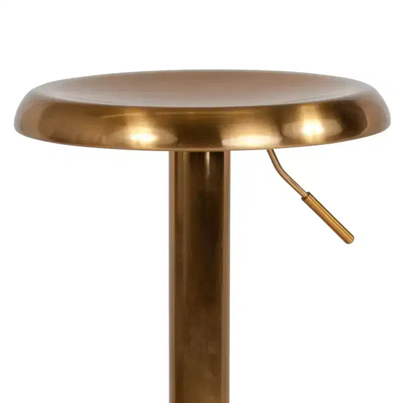 Tabouret de bar pivotant à hauteur réglable, sans dossier, 1 place