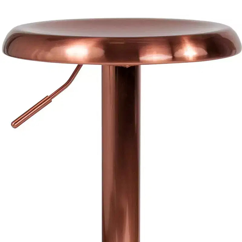 Tabouret de bar pivotant à hauteur réglable, sans dossier, 1 place