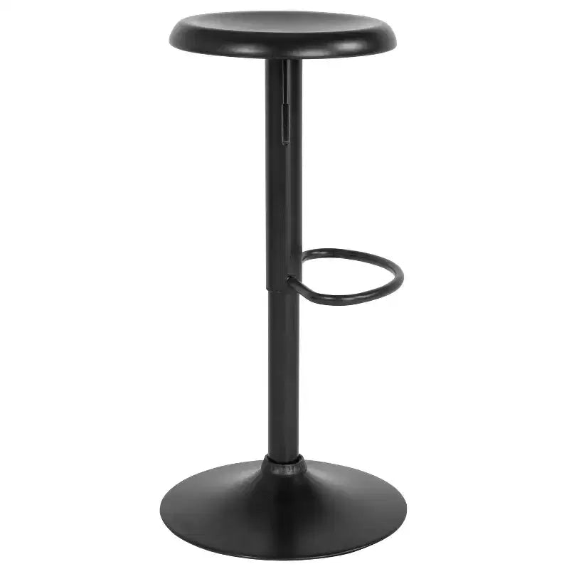 Tabouret de bar pivotant à hauteur réglable, sans dossier, 1 place