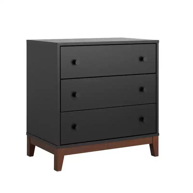 Prepac Nordik 3 Drawer Bedside Nightstand